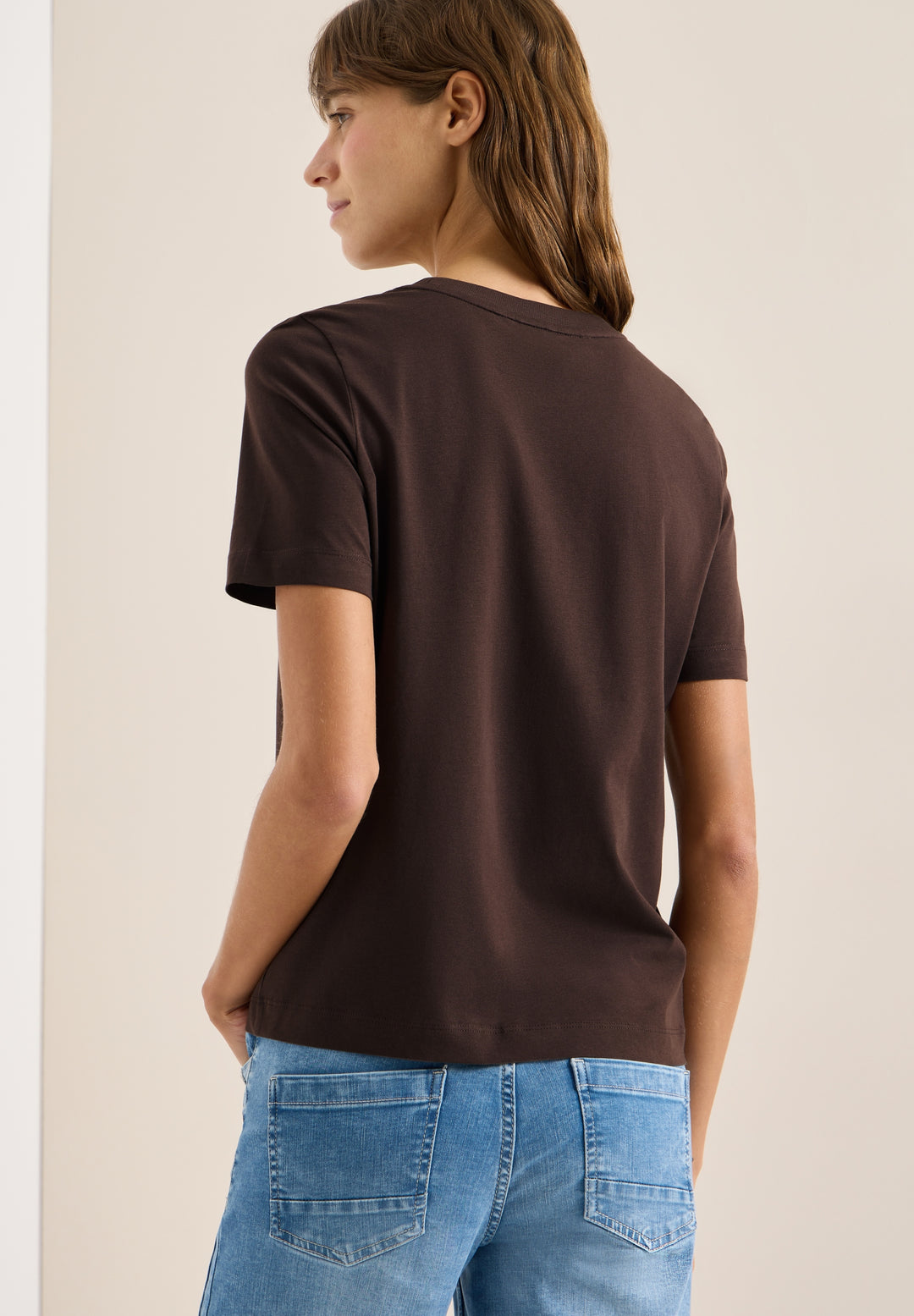 TOS Flower FP Shirt, macchiato brown 37493 Bild 4