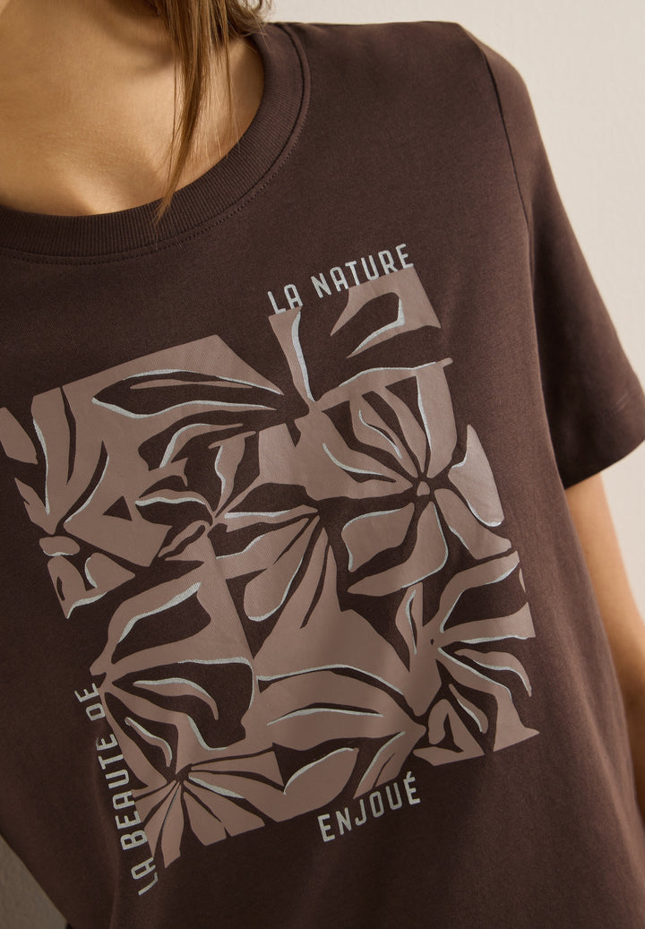 TOS Flower FP Shirt, macchiato brown 37493 Bild 6