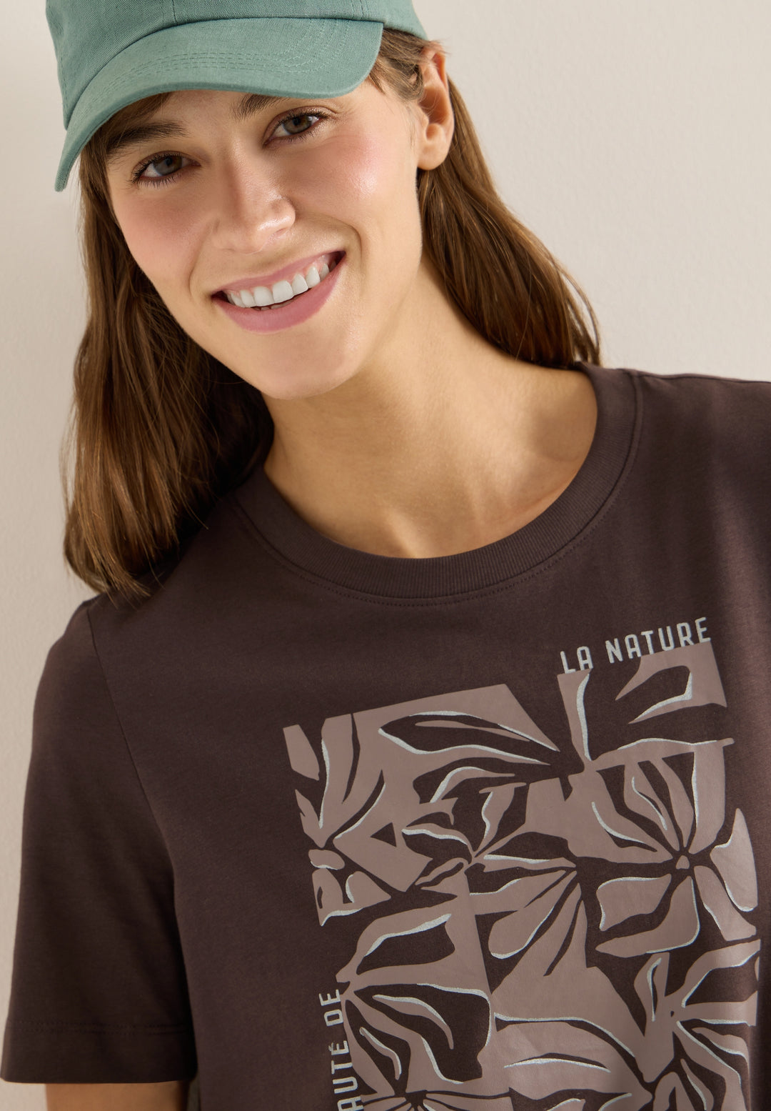TOS Flower FP Shirt, macchiato brown 37493 Bild 7