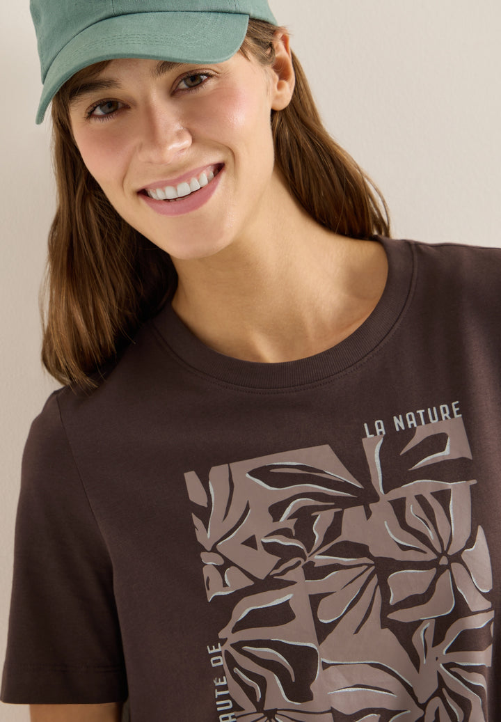 TOS Flower FP Shirt, macchiato brown 37493 Bild 7