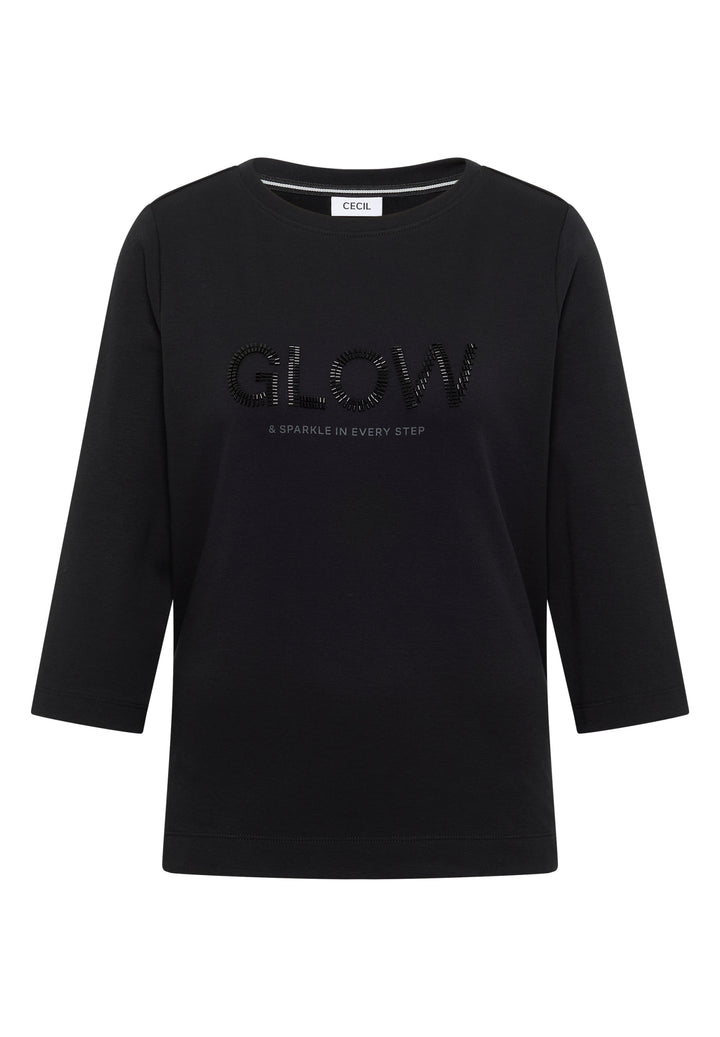 TOS Glow Beads FP T-Shirt, Black 30001 Bild 1