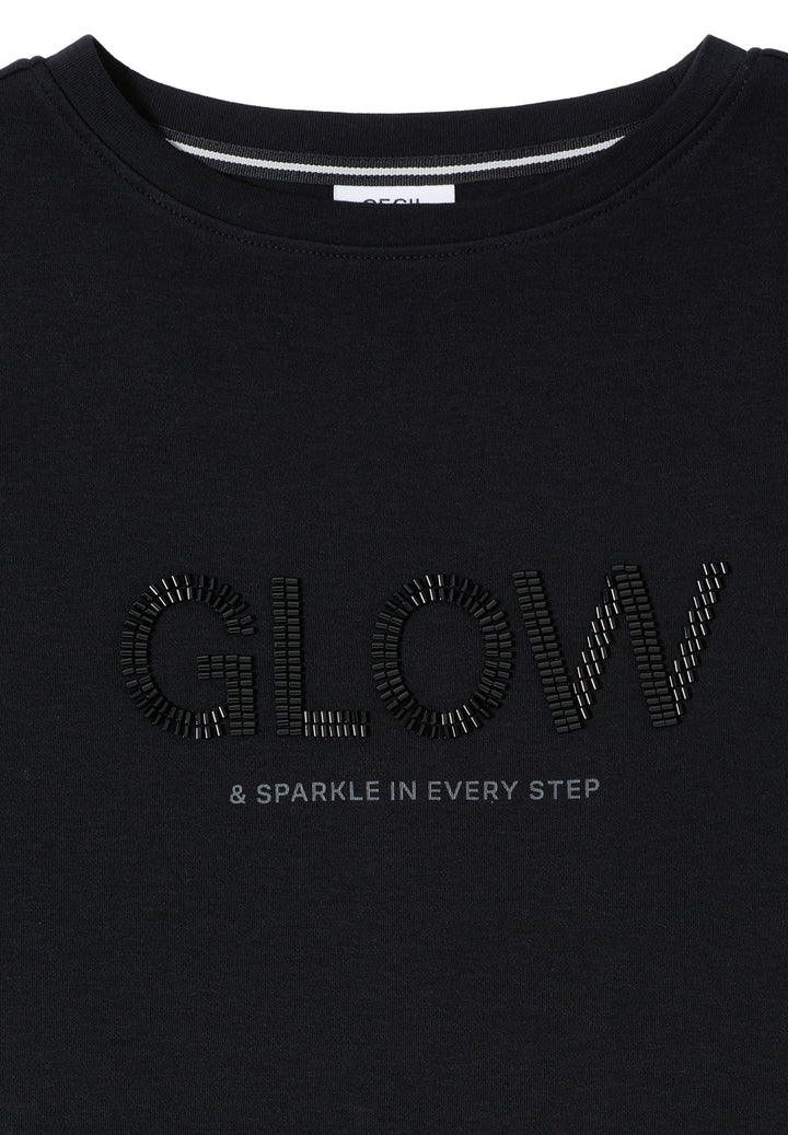 TOS Glow Beads FP T-Shirt, Black 30001 Bild 2