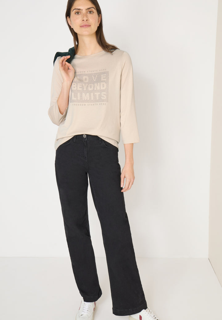 TOS Hotfix FP T-Shirt, pearl beige 36504 Bild 5