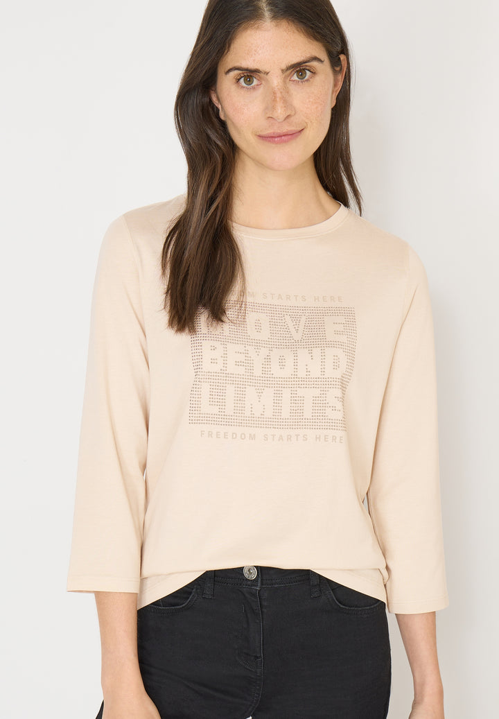 TOS Hotfix FP T-Shirt, pearl beige 36504 Bild 6