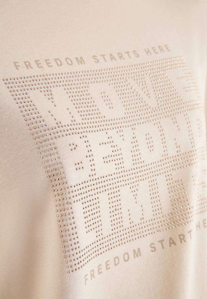 TOS Hotfix FP T-Shirt, pearl beige 36504 Bild 6