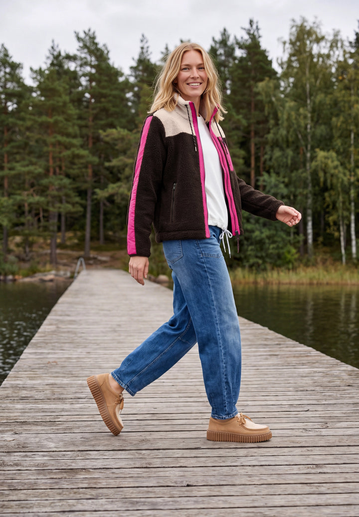 TOS Matmix Teddy Jacket, truffle brown 37747 Bild 5