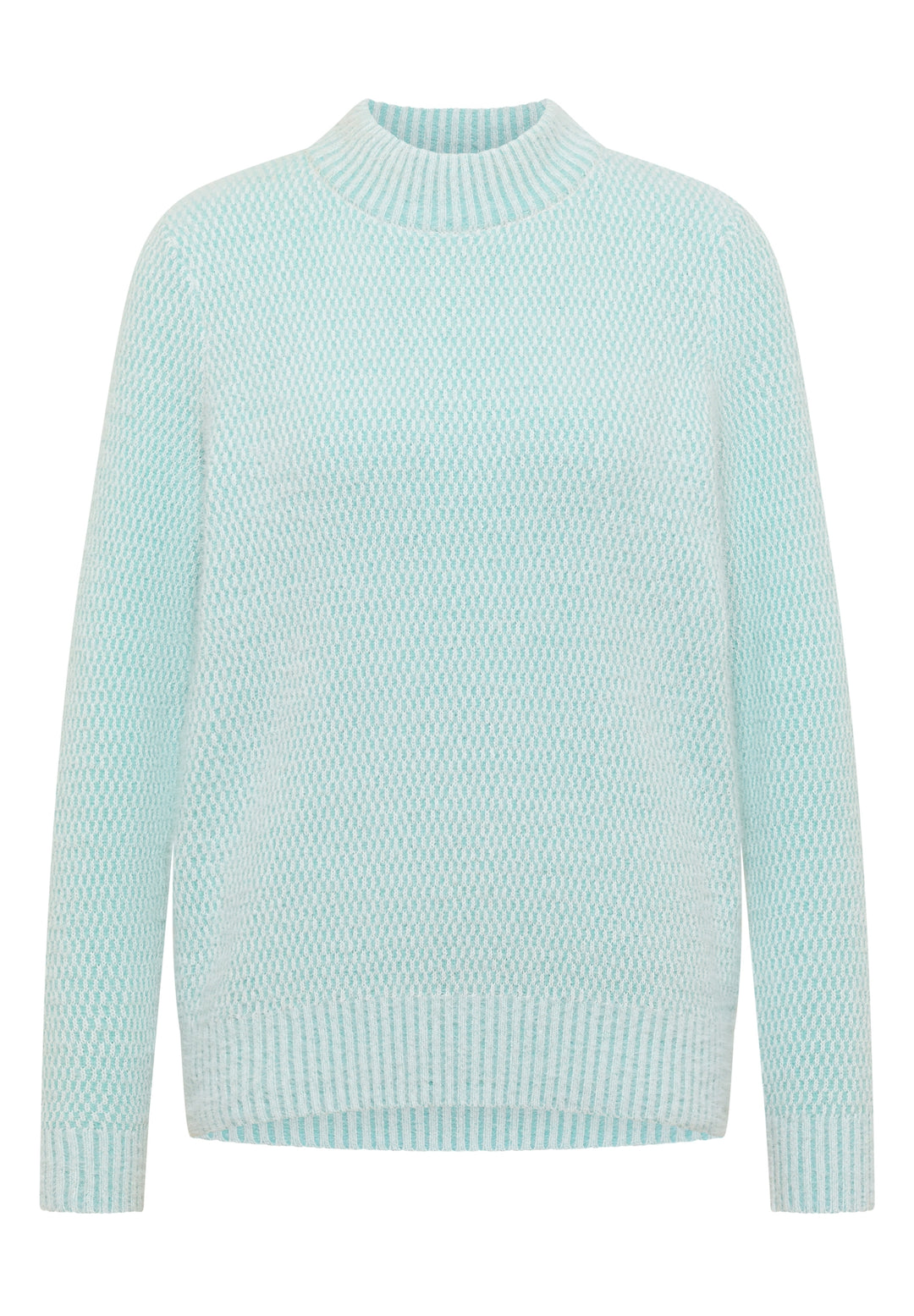 TOS_Minimal Jacquard turtle, light foam blue 27347 Bild 1