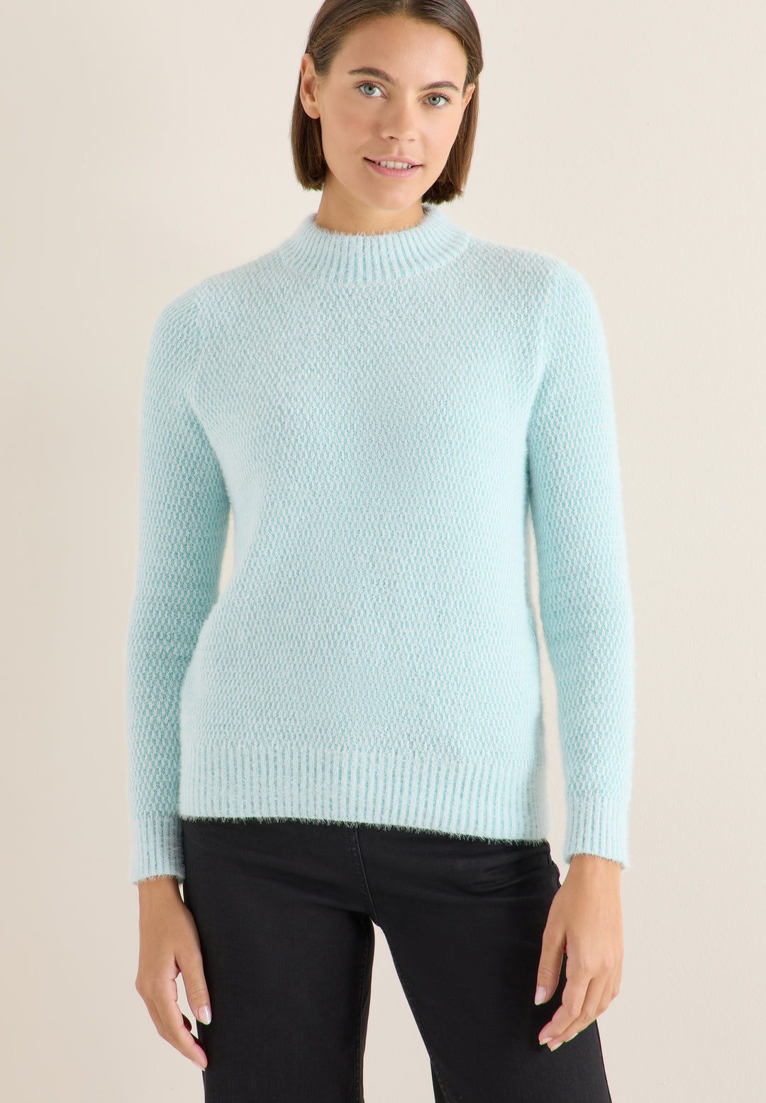 TOS_Minimal Jacquard turtle, light foam blue 27347 Bild 6