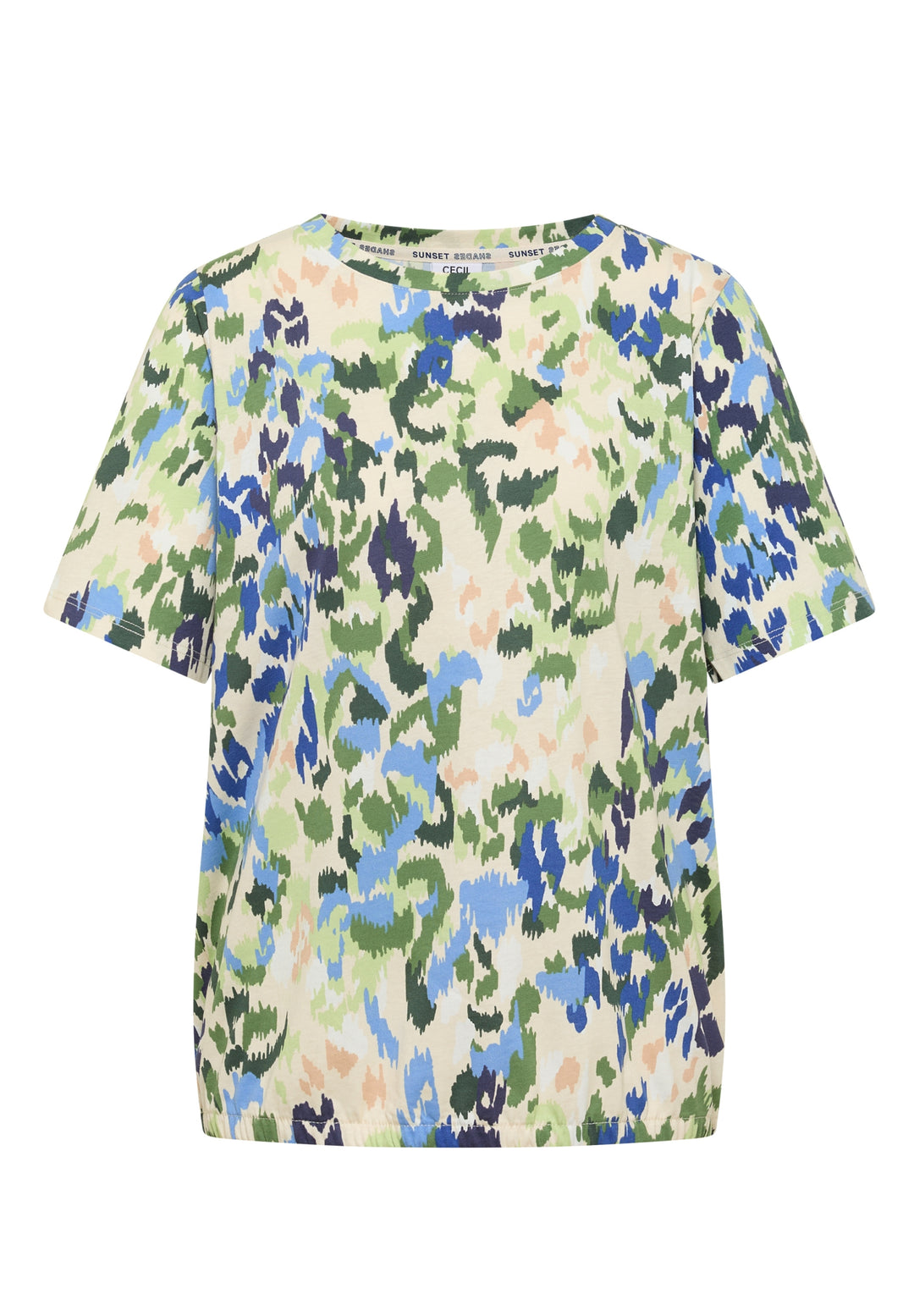 TOS Multi AOP Shirt, cashmere beige 37763 Bild 1