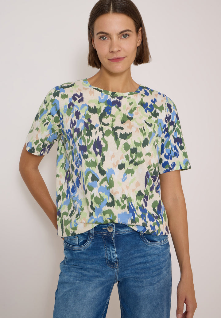 TOS Multi AOP Shirt, cashmere beige 37763 Bild 6