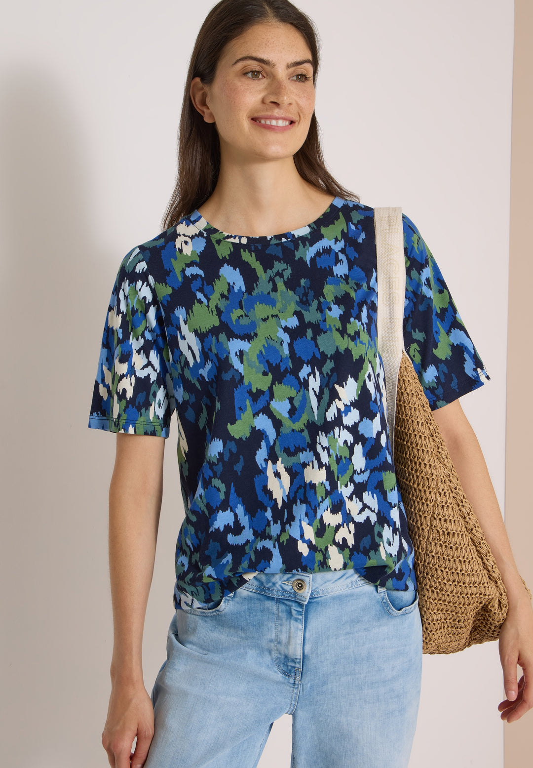 TOS Multi AOP Shirt, urban dark blue 36831 Bild 3