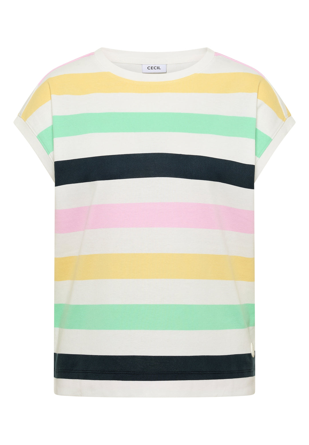 TOS Multistripe T-Shirt, vanilla white 33474 Bild 1
