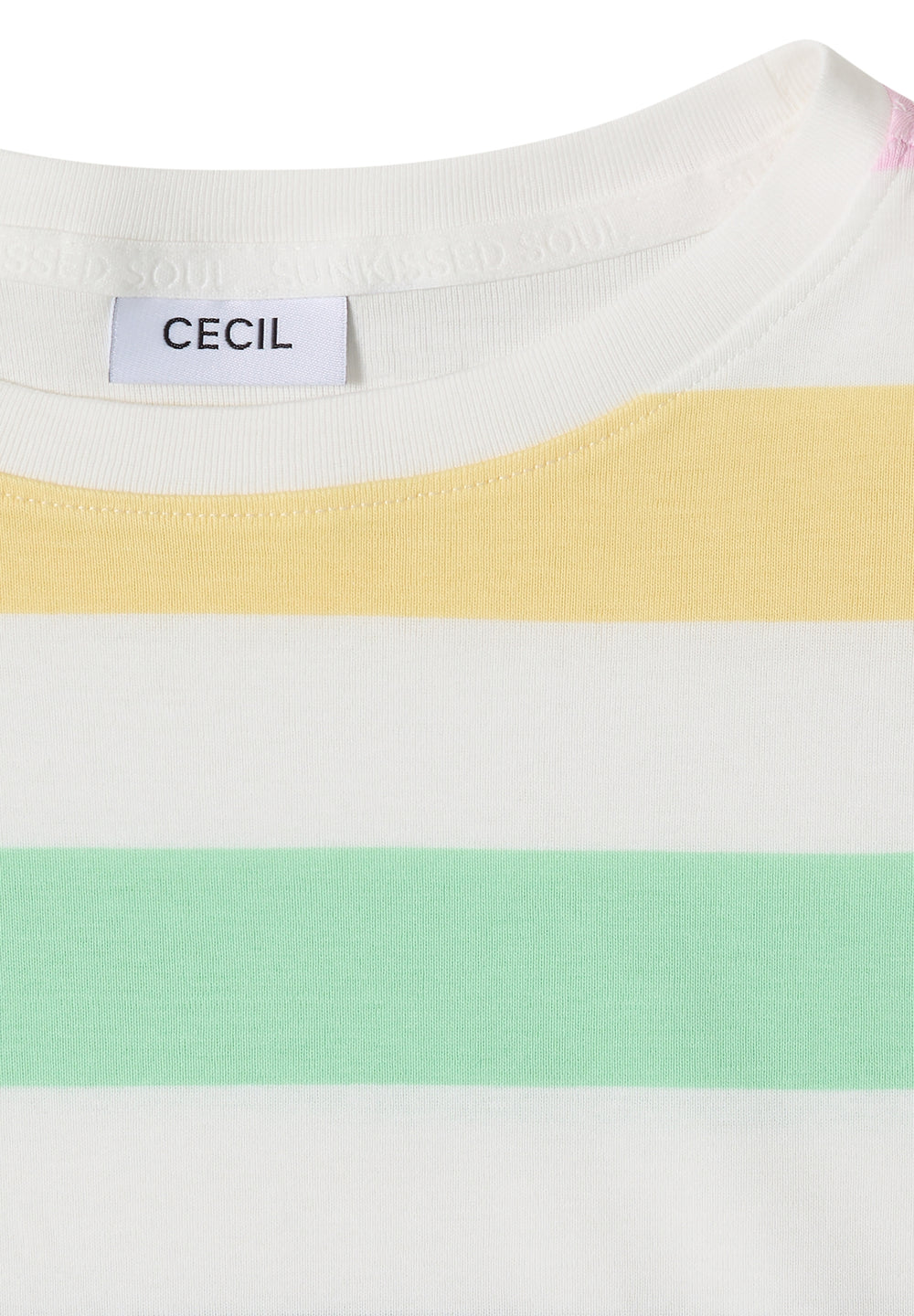 TOS Multistripe T-Shirt, vanilla white 33474 Bild 2