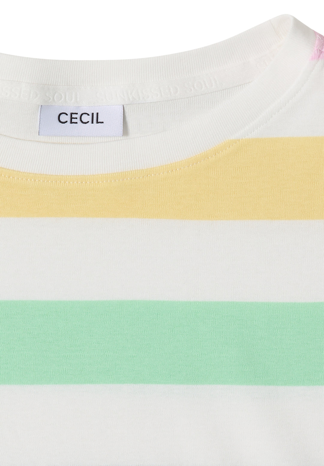 TOS Multistripe T-Shirt, vanilla white 33474 Bild 2
