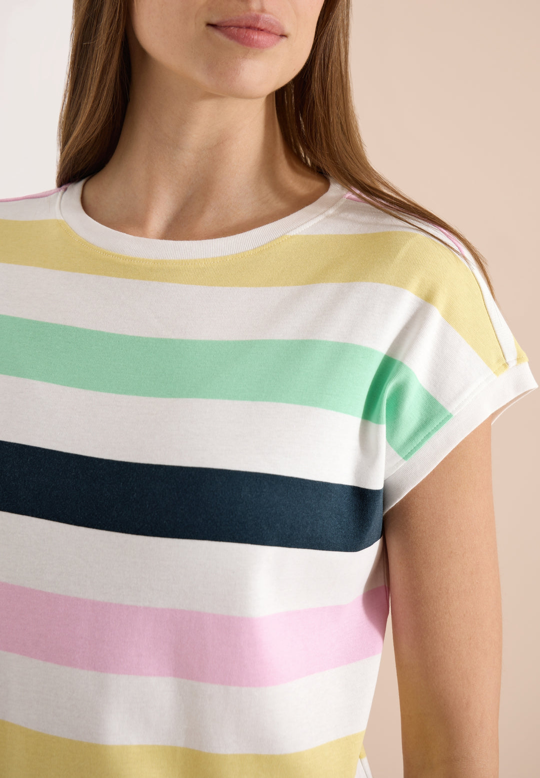 TOS Multistripe T-Shirt, vanilla white 33474 Bild 6
