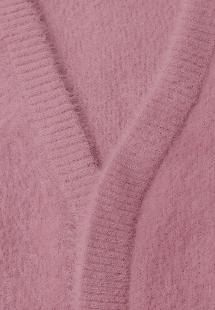 TOS open feather yarn vest, velvet rose 17912 Bild 2