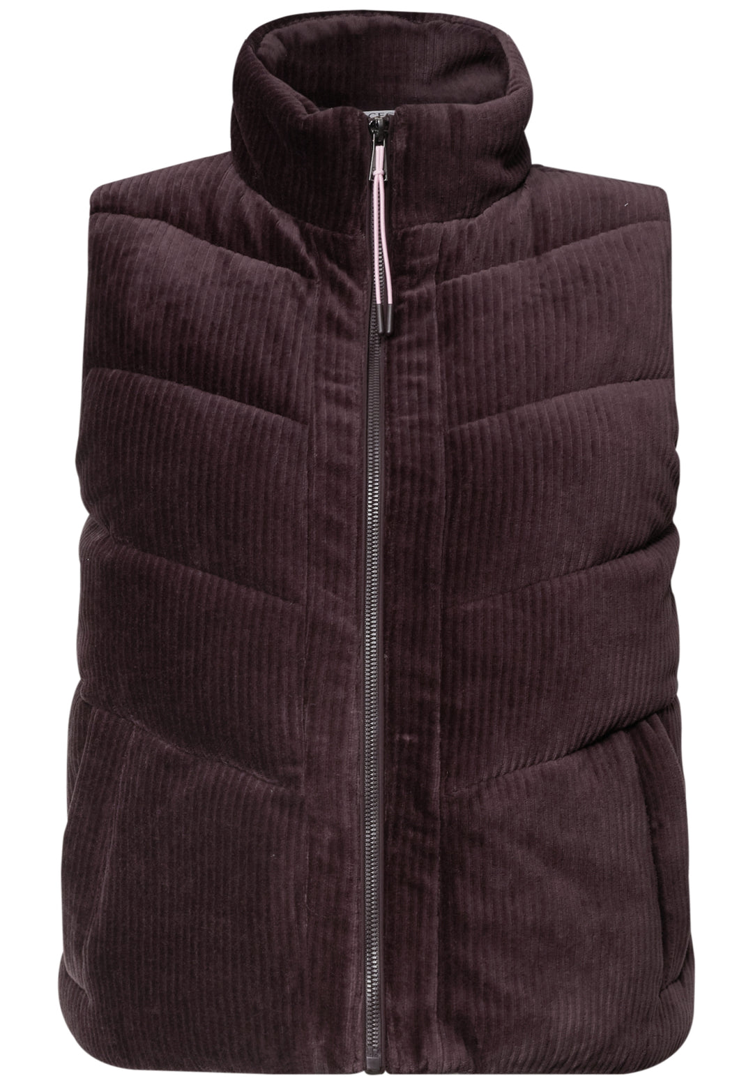 TOS Padded Cord Vest, berry red 17749 Bild 1