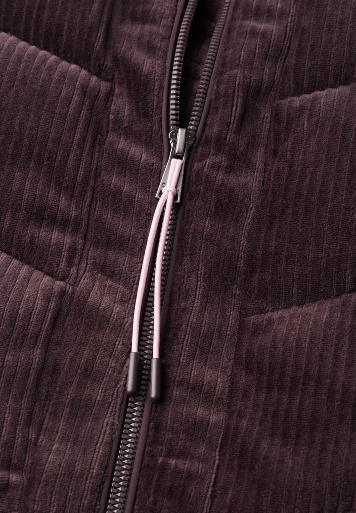 TOS Padded Cord Vest, berry red 17749 Bild 2