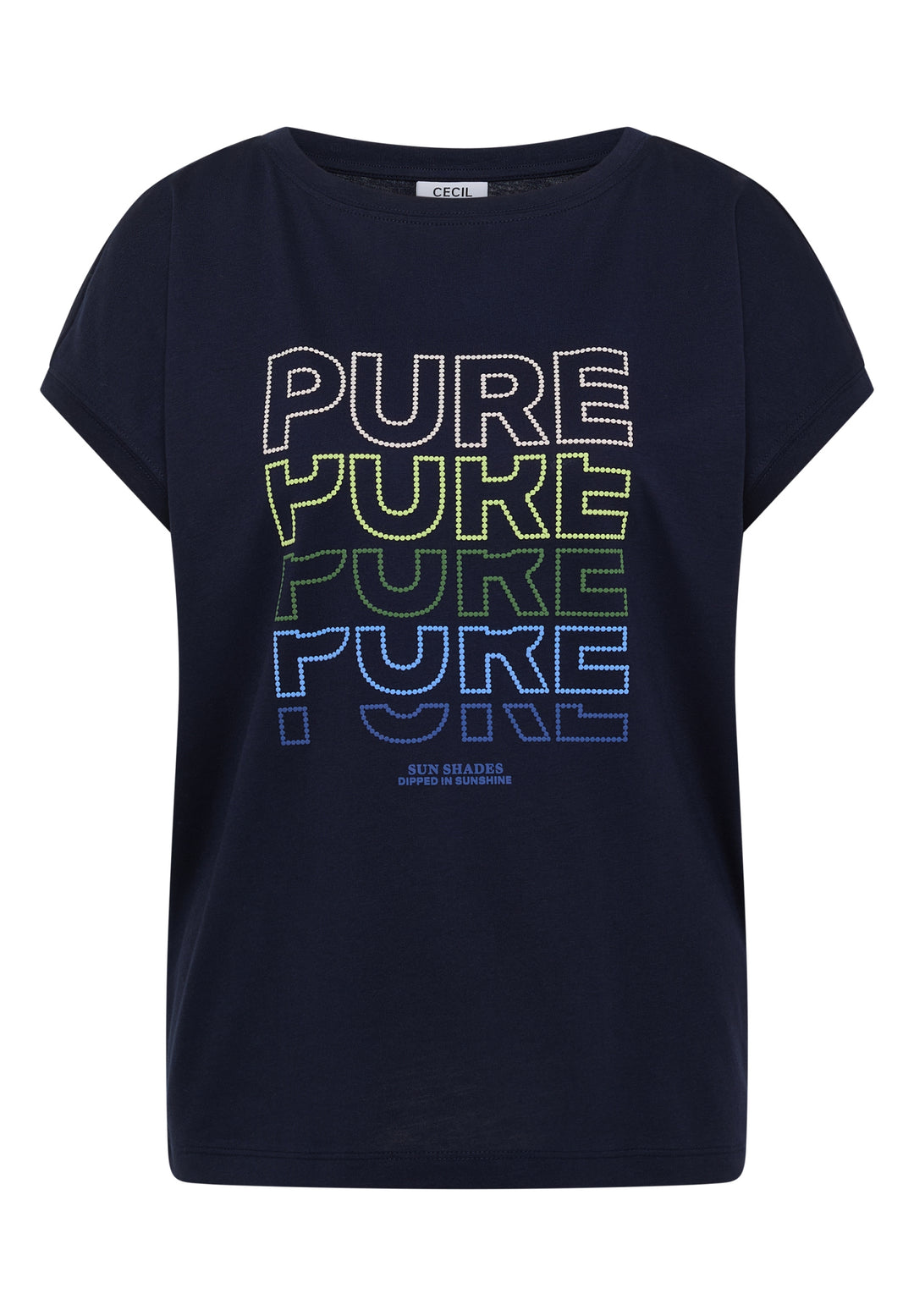 TOS Pure FP T-Shirt, urban dark blue 36831 Bild 1
