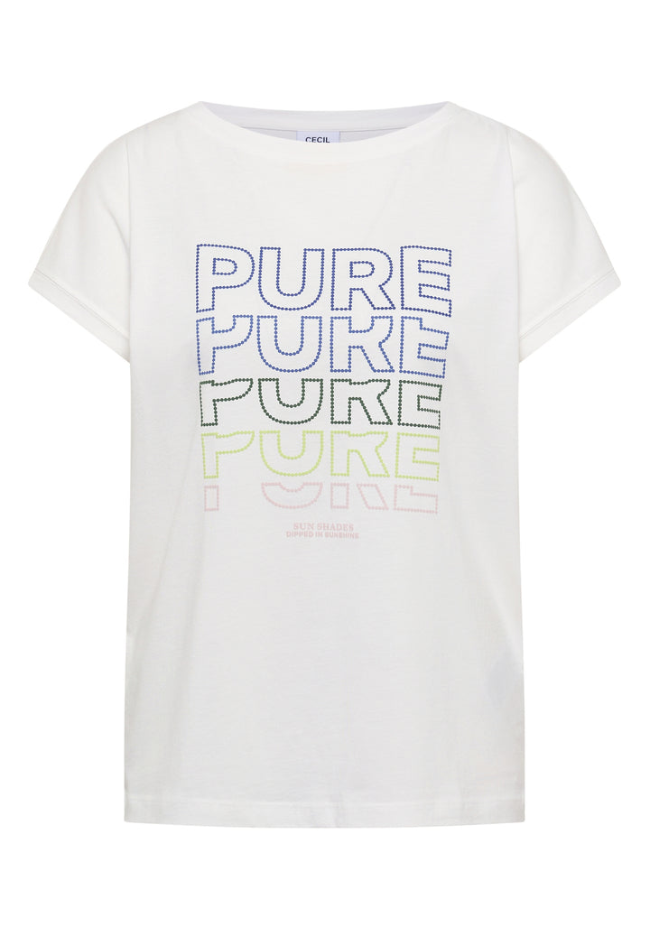 TOS Pure FP T-Shirt, vanilla white 33474 Bild 1