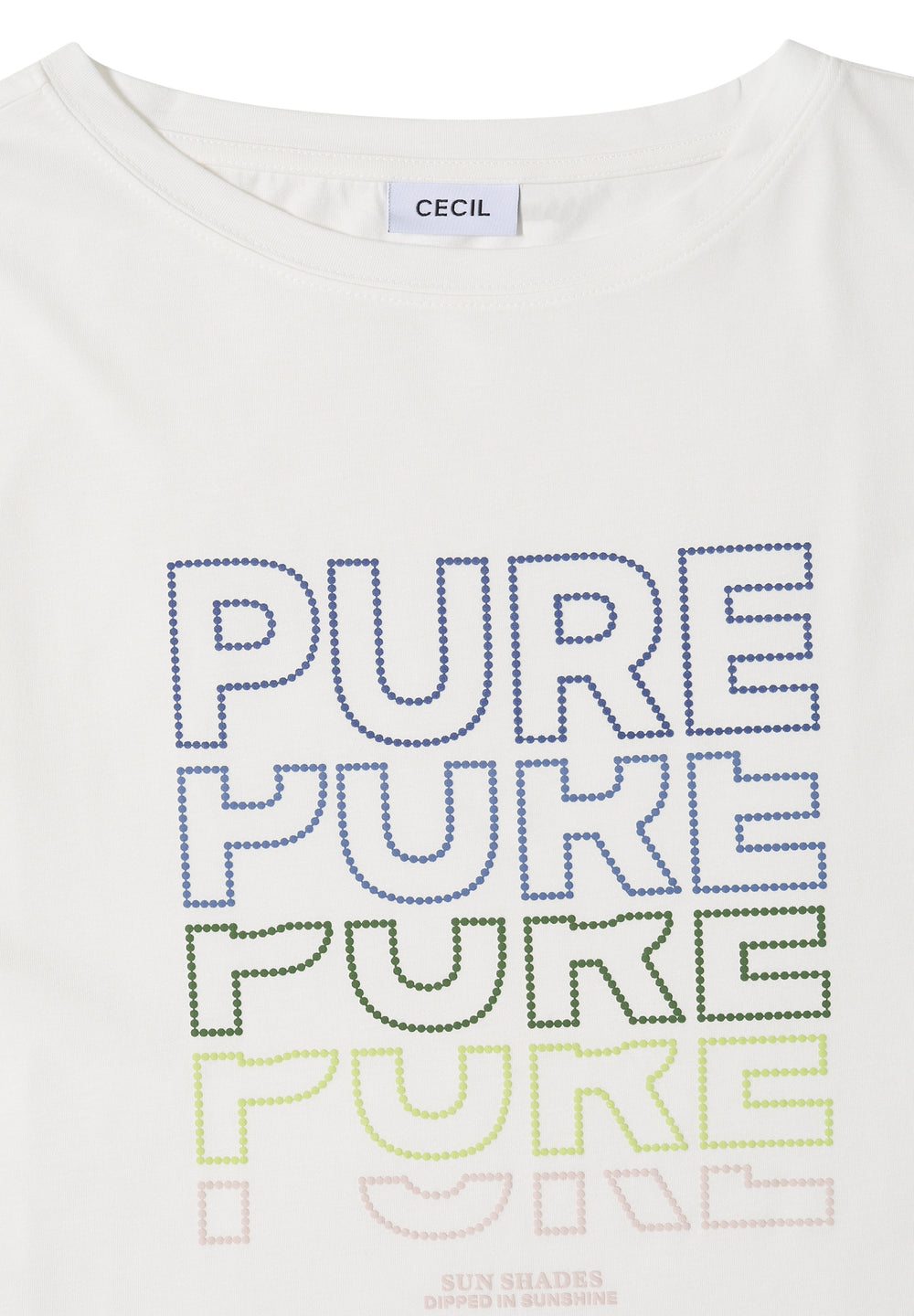 TOS Pure FP T-Shirt, vanilla white 33474 Bild 2