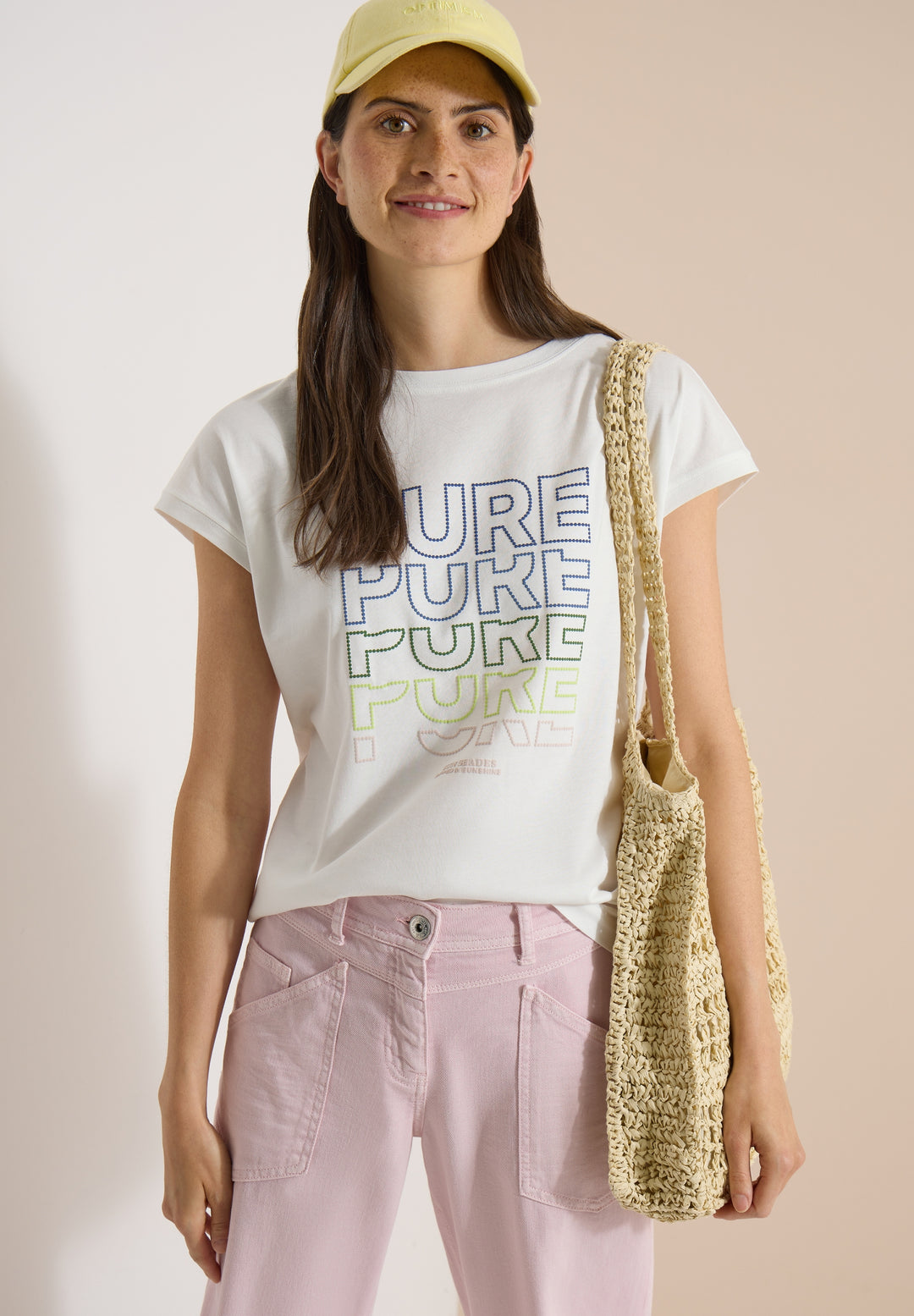 TOS Pure FP T-Shirt, vanilla white 33474 Bild 3