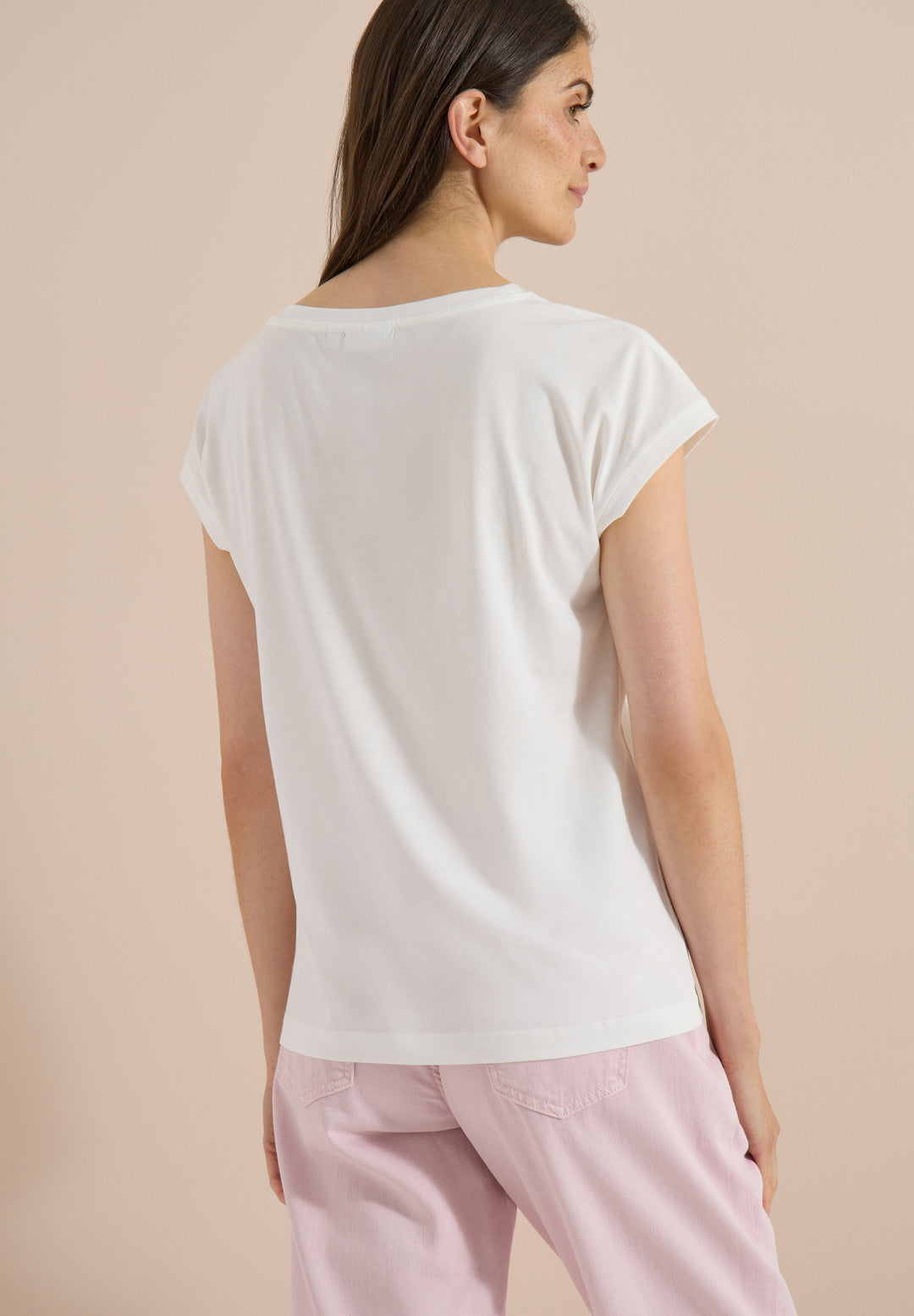 TOS Pure FP T-Shirt, vanilla white 33474 Bild 4