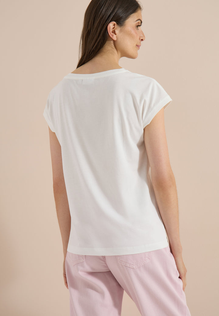 TOS Pure FP T-Shirt, vanilla white 33474 Bild 4