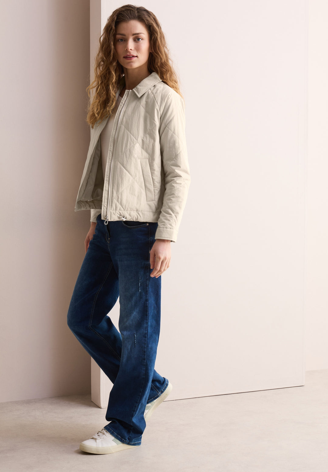 TOS Quilted Jacket, pearl beige 16504 Bild 3