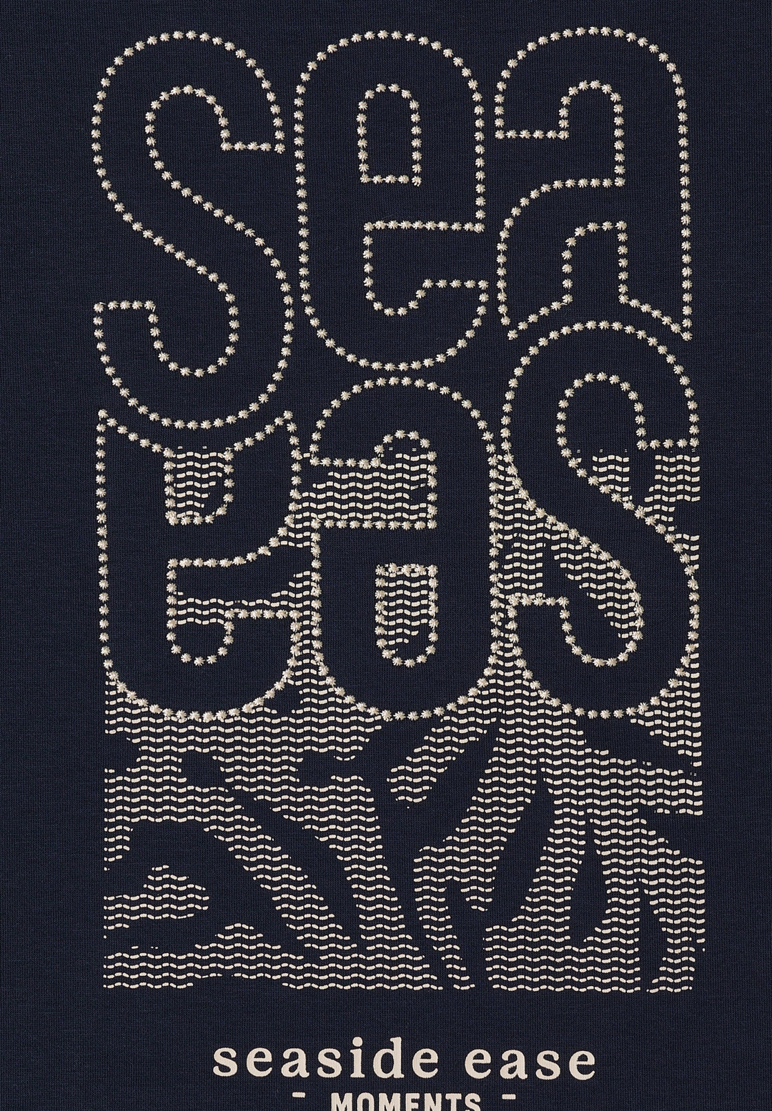 TOS Sea FP Embroidery T-shirt, universal blue 35512 Bild 2