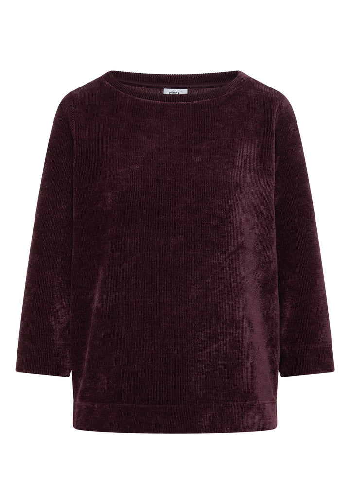 TOS Soft Cord Shirt, berry red 17749 Bild 1