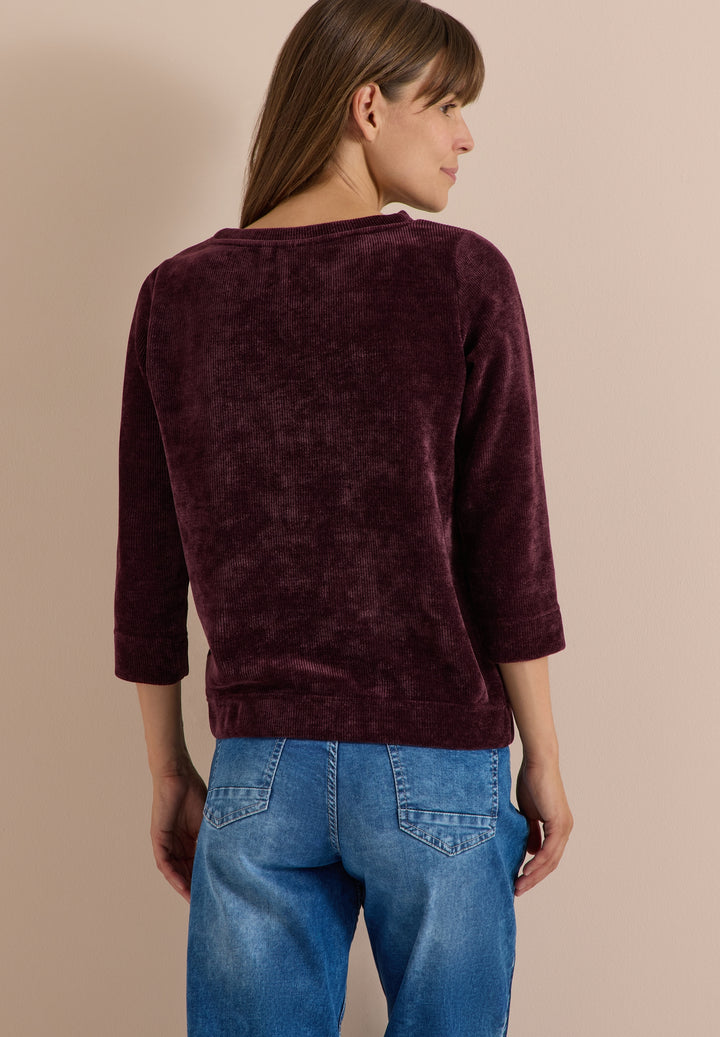 TOS Soft Cord Shirt, berry red 17749 Bild 4
