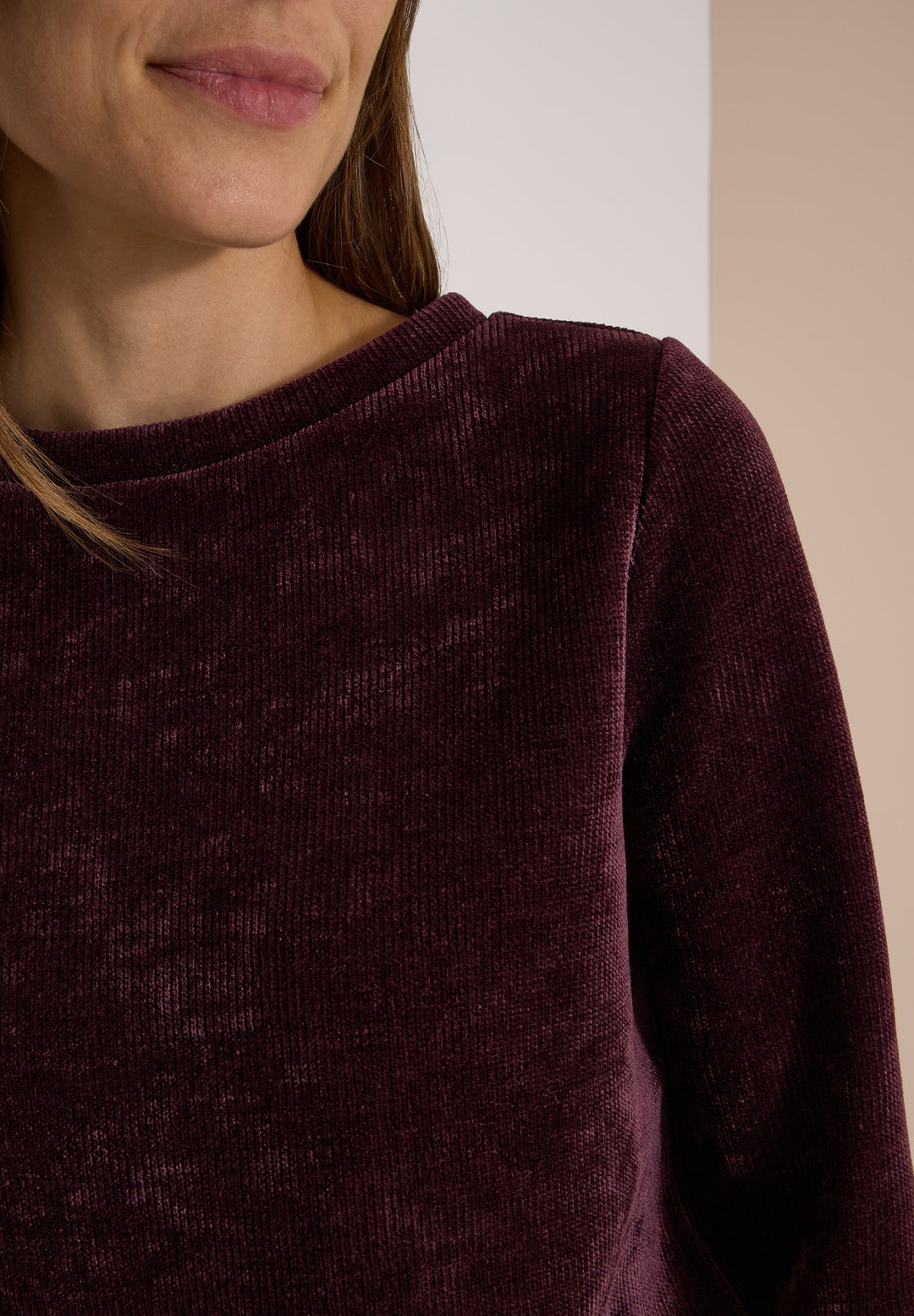 TOS Soft Cord Shirt, berry red 17749 Bild 7