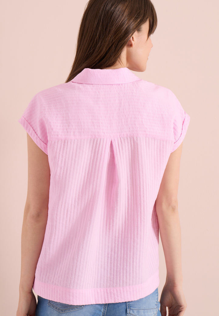 TOS Solid Collar Blouse, light blush rose 17600 Bild 4