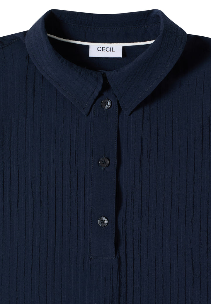 TOS Solid Collar Blouse, universal blue 15512 Bild 2