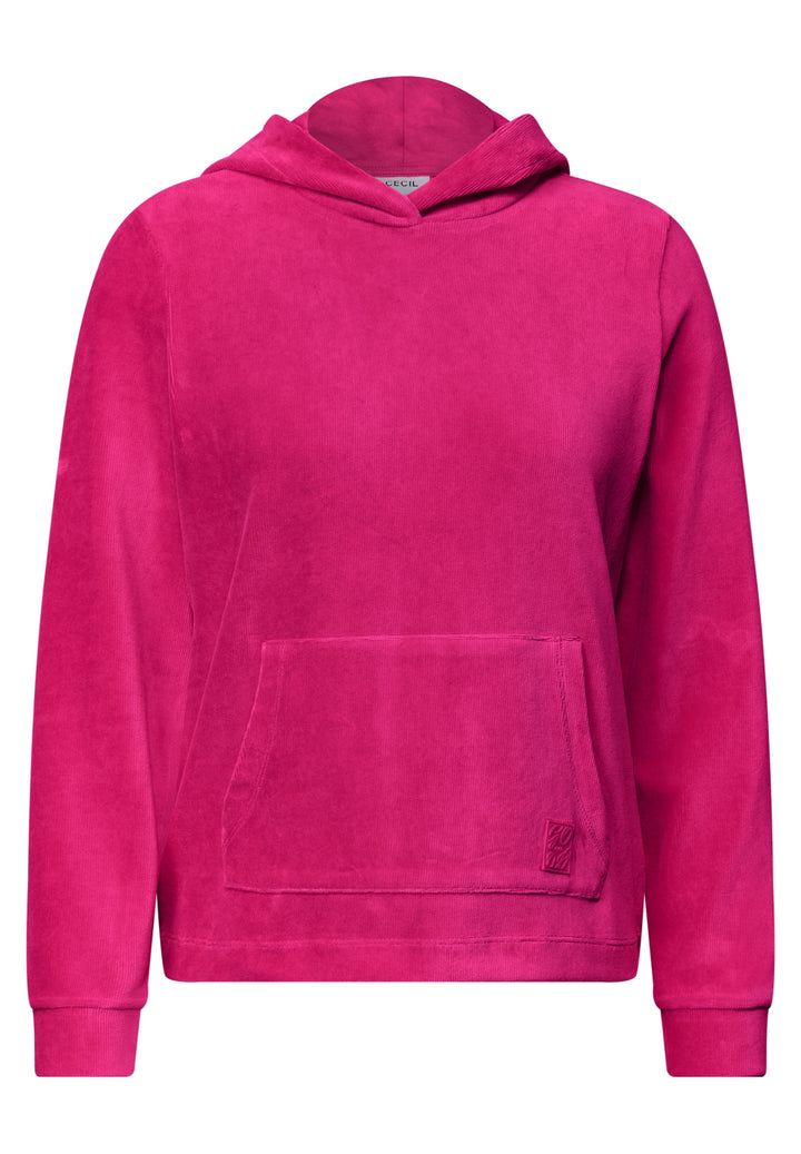 TOS Solid Cord Hoody, pink flash 17981 Bild 1