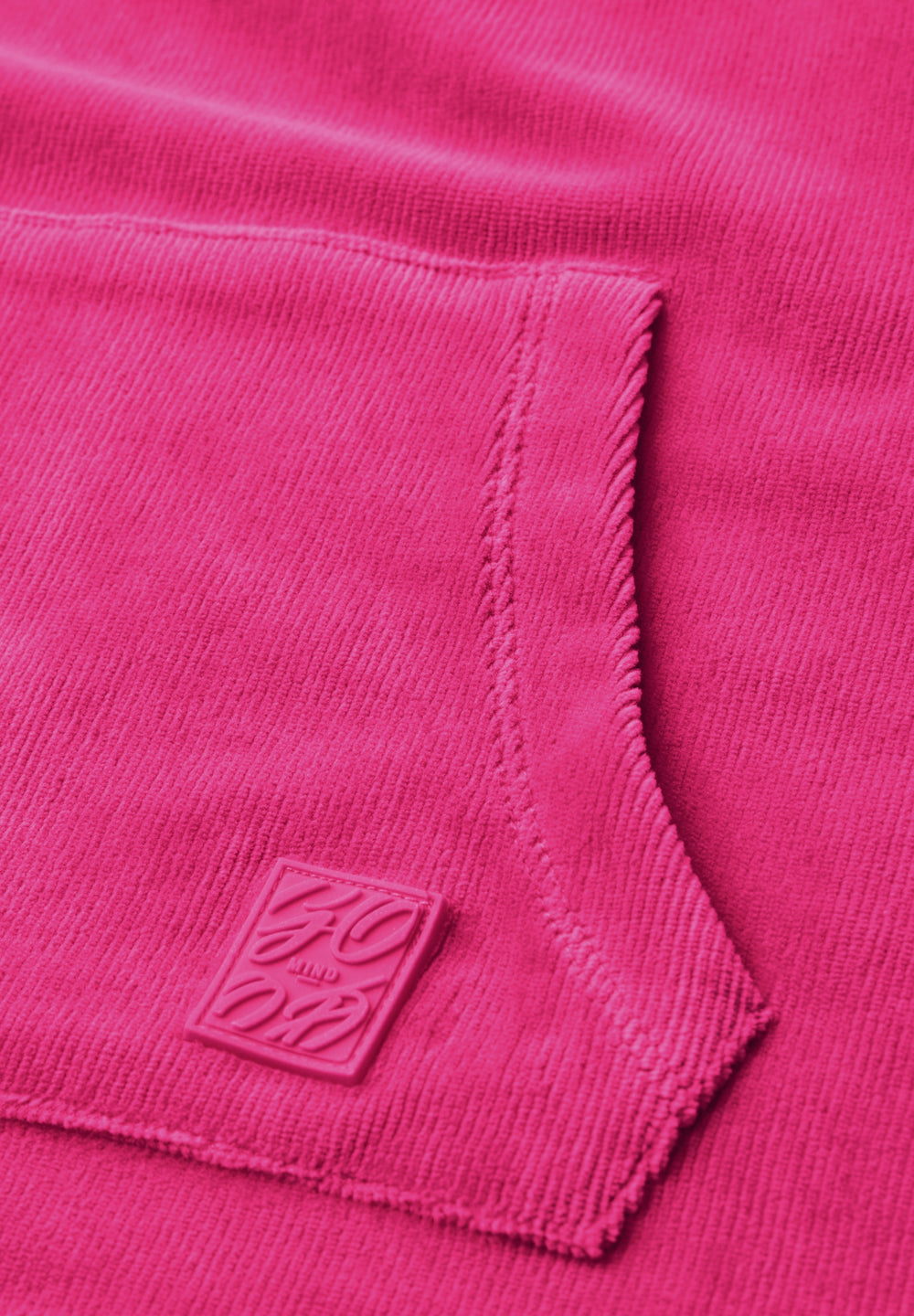TOS Solid Cord Hoody, pink flash 17981 Bild 2