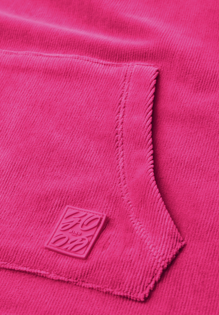 TOS Solid Cord Hoody, pink flash 17981 Bild 2