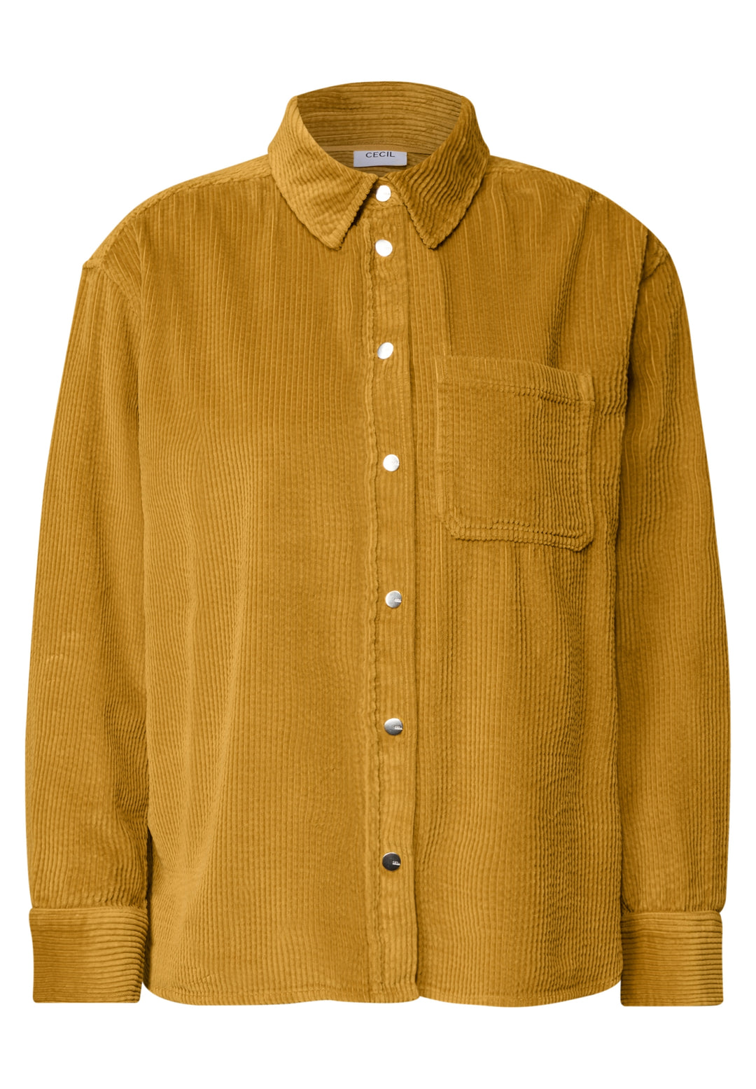 TOS Solid Corduroy Blouse, golden honey 18125 Bild 1