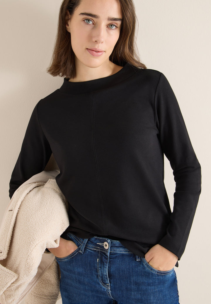 TOS Solid Funnel Neck, Black 10001 Bild 3
