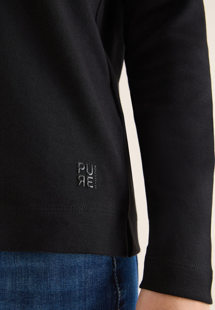 TOS Solid Funnel Neck, Black 10001 Bild 6