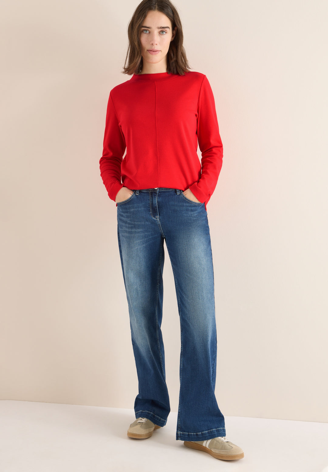 TOS Solid Funnel Neck, pumkin orange 16709 Bild 5