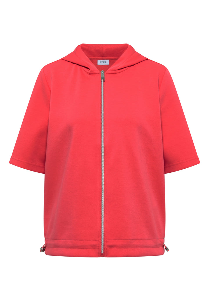 TOS Solid T-Shirt Jacket, coral 17762 Bild 1