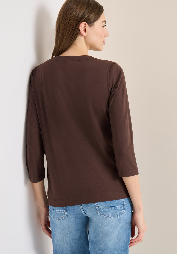TOS Solid Tunic, macchiato brown 17493 Bild 4