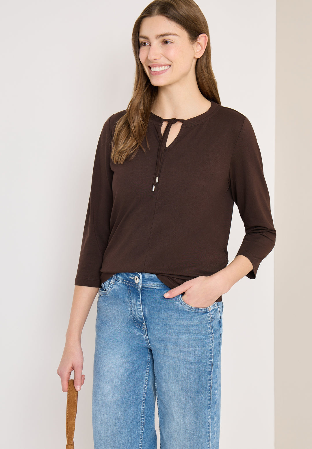 TOS Solid Tunic, macchiato brown 17493 Bild 5