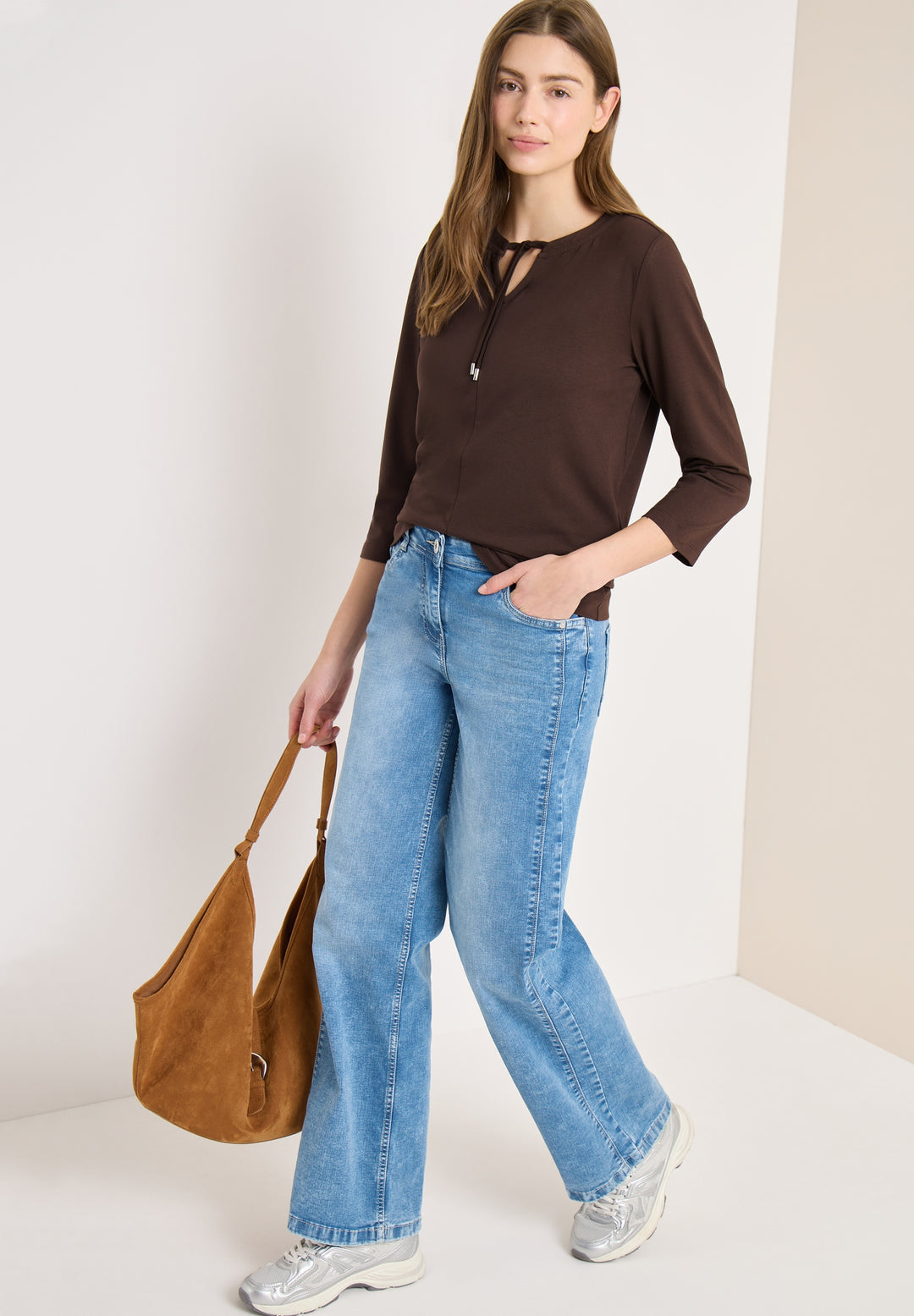 TOS Solid Tunic, macchiato brown 17493 Bild 7
