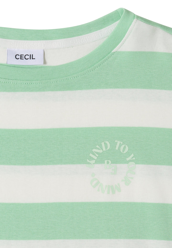 TOS Striped Be Kind FP Shirt, juicy lime 37671 Bild 2