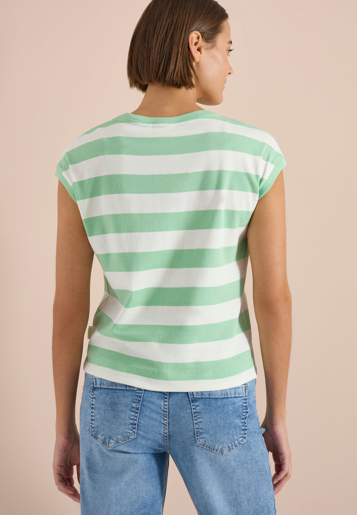TOS Striped Be Kind FP Shirt, juicy lime 37671 Bild 4