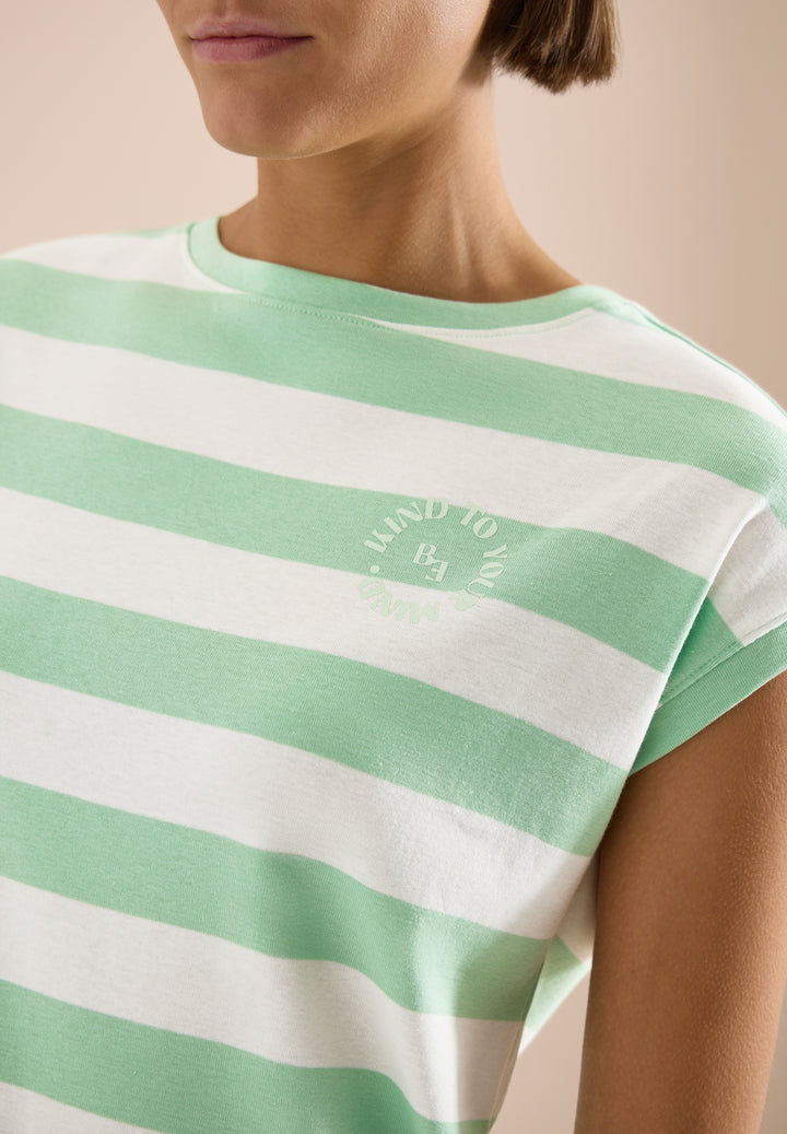 TOS Striped Be Kind FP Shirt, juicy lime 37671 Bild 6