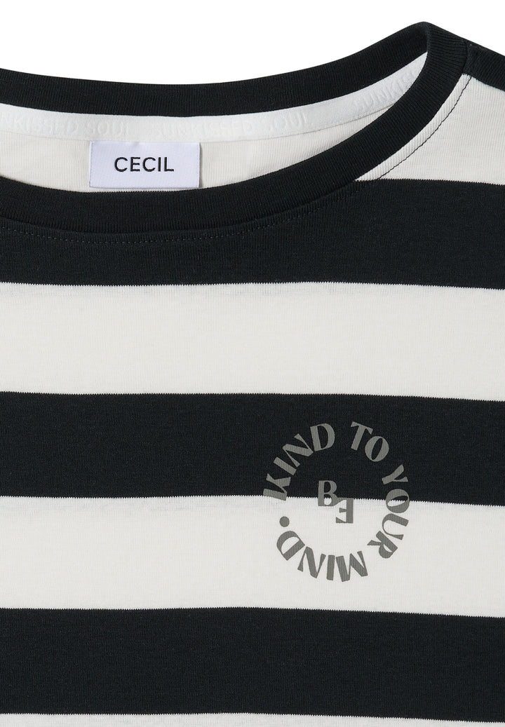 TOS Striped Be Kind FP Shirt, palm breeze green 37672 Bild 2